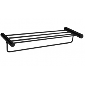 Lucid Pin Matte Black Towel Holder